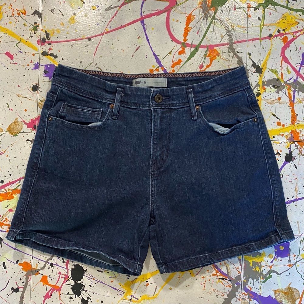 Levi's Dark Blue Denim Jean Shorts